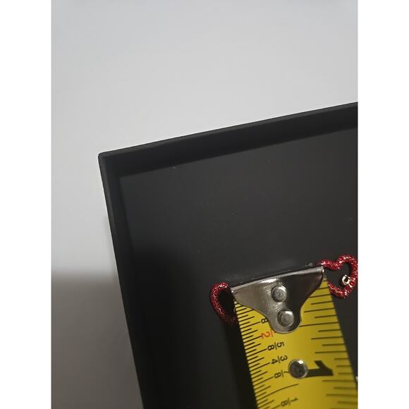 New Coach Faux Stone Pave Heart Red Stud Earrings Holiday Christmas Box - Picture 5 of 7